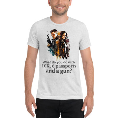 unisex-tri-blend-t-shirt-white-fleck-triblend-front-spy-games-art