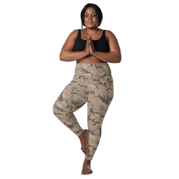 Leggings with pockets Camo Sand - Image 14