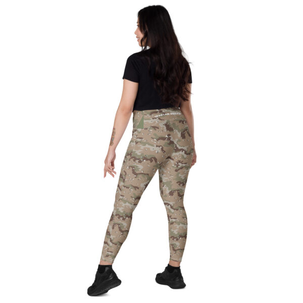Leggings with pockets Camo Sand - Image 18