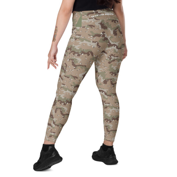 Leggings with pockets Camo Sand - Image 26