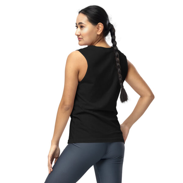 Muscle Shirt Centred Logo - Image 7