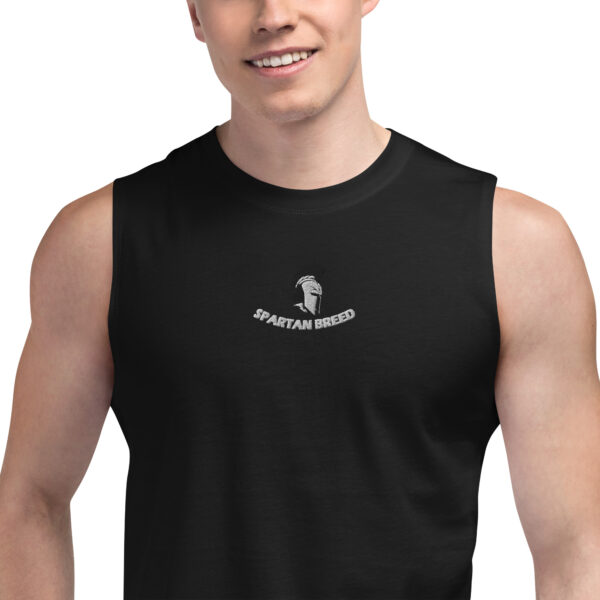Muscle Shirt Centred Logo - Image 27