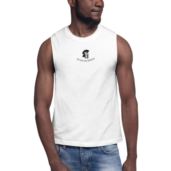 Muscle Shirt Centred Logo - Image 20